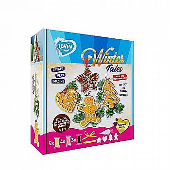 Набір для креативної ліпки Lovin Winter Tales "Імбирні пряники", 70104* Набір для креативної ліпки Lovin Winter Tales "Імбирні пряники", 70104*
