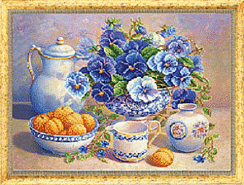 Схема для вишивання бісером СБ-129 34*24,5 см на авторській канві ТМ "Чарівна мить"