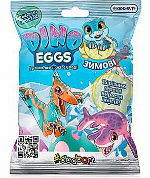 Іграшка, що зростає, в яйці "Dino eggs Winter", Зимові динозаври, T059-2019 Іграшка, що зростає, в яйці "Dino eggs Winter", Зимові динозаври, T059-2019