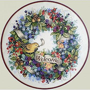 Набір для вишивки "Ягідний вінок", 4384