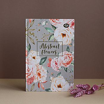 Блокнот А6 "Abstract flowers" grey, 902507, TM Profiplan  Блокнот А6 "Abstract flowers" grey, 902507, TM Profiplan