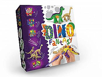 Набор креативного творчества "Dino Fantasy" укр, DF-01-01U,02U Набор креативного творчества "Dino Fantasy" укр, DF-01-01U,02U