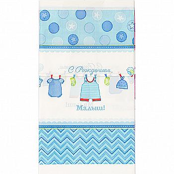 Скатертина п/е З Нарожденням Малюк 1,4*2,6 м, 1502-2528