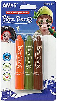 Фарби для гриму 3 кол. FD5B3B Amos Фарби для гриму 3 кол. FD5B3B Amos