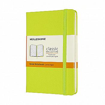 Блокнот Лимонный Зеленый карман. линейка, Moleskine Classic, MM710C2 Блокнот Лимонный Зеленый карман. линейка, Moleskine Classic, MM710C2