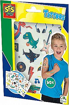 Набір тату-наліпок - Металік (50 наліпок), 14281S Набір тату-наліпок - Металік (50 наліпок), 14281S