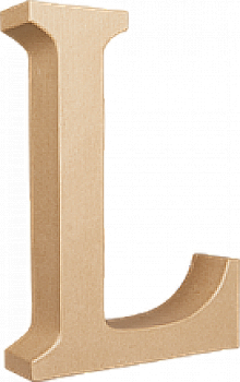 Заготівка з пап`є-маше Літера "L" 5*22*30 см, AC405O ТМ "Clairefontaine" Заготівка з пап`є-маше Літера "L" 5*22*30 см, AC405O ТМ "Clairefontaine"