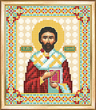 Схема для вышивания бисером иконы СБИ-099 "Тимофей" 12*14 см ТМ "Чарівна мить"