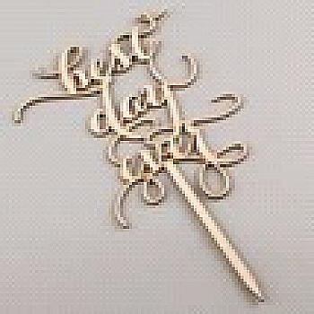 Заготівка дерев`яна Верхівка для торта "Best day ever", ВТ8