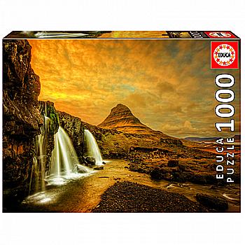 Пазл "1000" - Водоспад Кірк`юфетльсфос, Educa, 17971