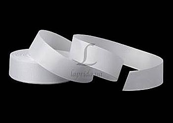 Лента репсовая белая 2,5 cм (18 м), GX-01, 55-284