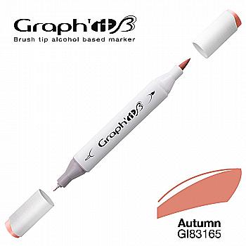 Маркер двосторонній Brushmarker, Осінній (рожево-коричневий 3165), GI83165 Graph`it Маркер двосторонній Brushmarker, Осінній (рожево-коричневий 3165), GI83165 Graph`it