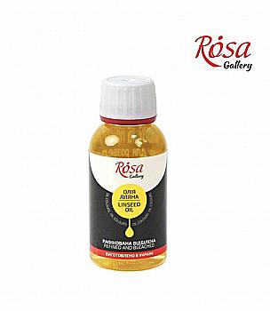 Олія лляна рафінова відбілена, 125 мл, Rosa Gallery Олія лляна рафінова відбілена, 125 мл, Rosa Gallery