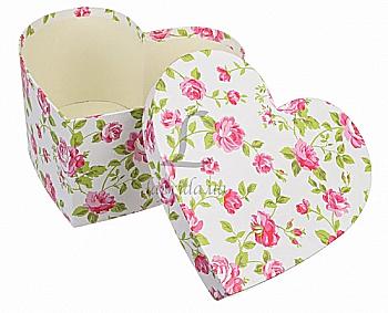 Подарункова коробка серце середня, W5531