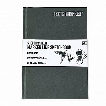 Скетчбук SKETCHMARKER А5 44 л., 160 г/м², уголь, MLHSM/CHARC Скетчбук SKETCHMARKER А5 44 л., 160 г/м², уголь, MLHSM/CHARC