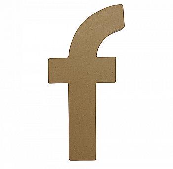 Заготівка з пап`є-маше Літера "f" 5*15*23 см, AC399O ТМ "Clairefontaine"