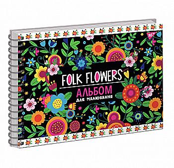Альбом для рисования А4 20 л.100г/м спир.УФ-виб. "Folk flowers" (3680) Альбом для рисования А4 20 л.100г/м спир.УФ-виб. "Folk flowers" (3680)