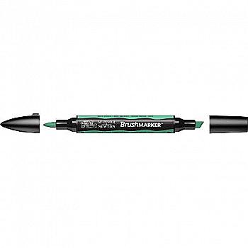 Маркер двосторонній Brushmarker, Зелений м`ятний, 0204223 W&N Маркер двосторонній Brushmarker, Зелений м`ятний, 0204223 W&N