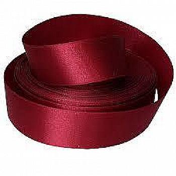 Лента атлас 25 мм-23 м, 48 бордовая, 5-1404