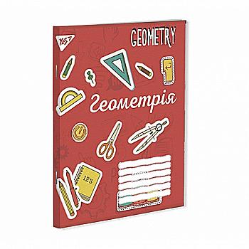 Зошит 48 кл. YES Предметка - Геометрія (Rainbow), 764037