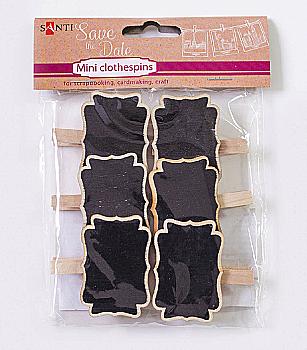 Набір прищіпок "Таблички-1" 6 шт, 740731