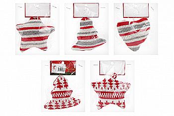 Ялинкова прикраса в`язана 9.5 см, 6 вид DP-N47 Ялинкова прикраса в`язана 9.5 см, 6 вид DP-N47