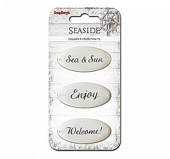 Набір металевих прикрас "Там, де Море 3", 3 шт