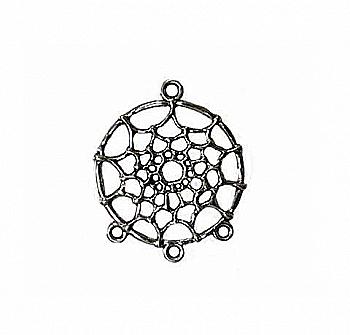 Набор металлических подвесок Ловец снов 27 мм, 5 шт 