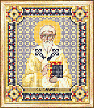 Схема для вышивания бисером иконы СБИ-102 "Тарасий" 12*14 см ТМ "Чарівна мить"
