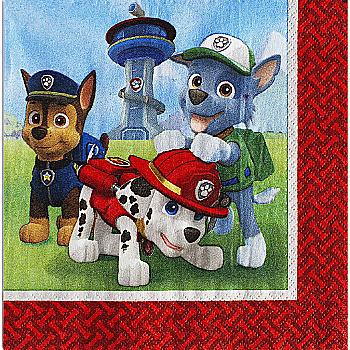 Салфетка Щенячий Патруль, 33 см 16 ед.. 1502-2007