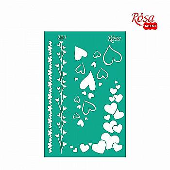 Трафарет самоклеящийся Бордюрный 13*20 см №207 Love, Rosa Talent Трафарет самоклеящийся Бордюрный 13*20 см №207 Love, Rosa Talent
