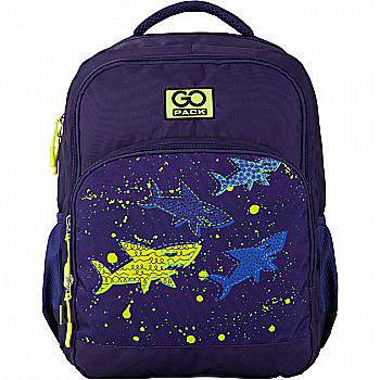 Рюкзак школьный GoPack Education 113-6 Sharks, GO20-113M-6