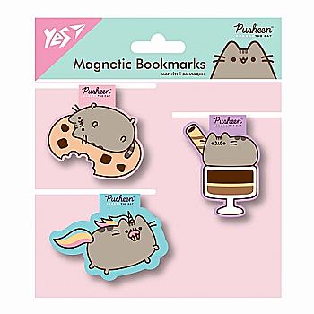 Закладки магнітні YES "Pusheen" 3 шт, 707735 Закладки магнітні YES "Pusheen" 3 шт, 707735