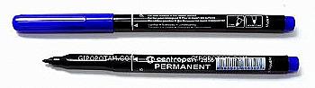 Маркер 2536 Permanent 1 мм, синій, CentroPen Маркер 2536 Permanent 1 мм, синій, CentroPen