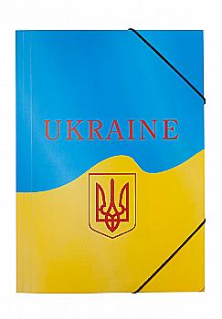 Папка на резинке А4 UKRAINE, желтая, BM.3958-08 Папка на резинке А4 UKRAINE, желтая, BM.3958-08