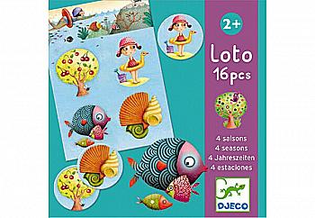 Игра детское лото "4 сезона", DJ08123, DJECO