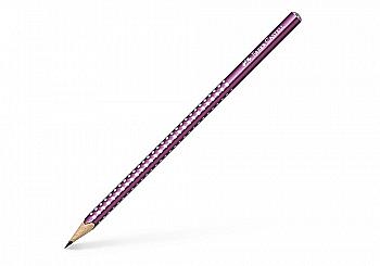 Олівець чорнографітний Grip Sparkle, бордо, 118215Р Faber-Castell Олівець чорнографітний Grip Sparkle, бордо, 118215Р Faber-Castell