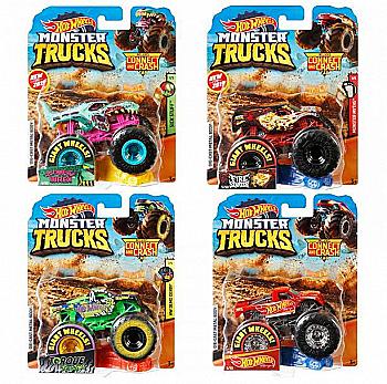 Автомобиль базовый "Monster Trucks" Hot Wheels, FYJ44 Автомобиль базовый "Monster Trucks" Hot Wheels, FYJ44