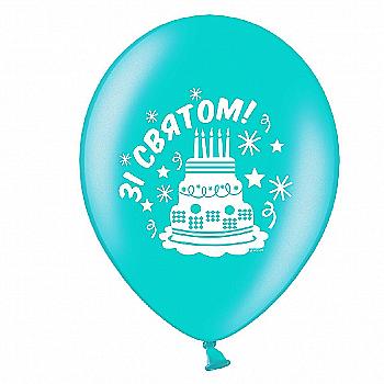 Шарик воздушный B85 С Праздником! Торт, 27 см, 3103-0017 Шарик воздушный B85 С Праздником! Торт, 27 см, 3103-0017