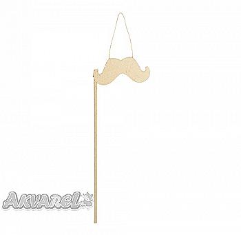 Заготівка з пап`є-маше "Вуса" AC391O