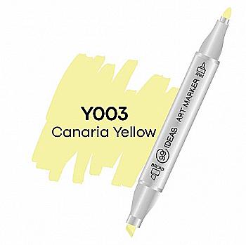 Маркер двухсторонний Canaria Yellow - Желтый канарский, Y003, 99IDEAS Маркер двухсторонний Canaria Yellow - Желтый канарский, Y003, 99IDEAS