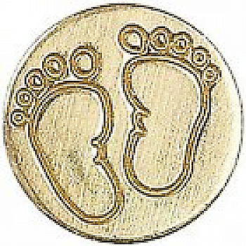 Насадка для сургучной печати "Детские ножки", Manuscript