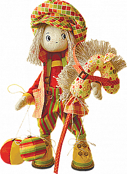 Набор для шитья куклы Шалун (каркасна), 18*45, К1025