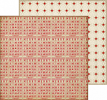 Бумага 30*30 Christmas Games RC55005