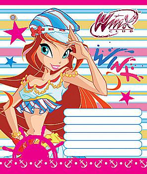 Зошит 12 лін. ЗУ Winx морячки (4712) Зошит 12 лін. ЗУ Winx морячки (4712)