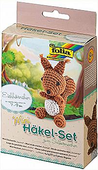 Набір-міні для в`язання гачком "Білка", 23909 Folia Набір-міні для в`язання гачком "Білка", 23909 Folia