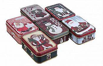 Подарочная коробка жестяная 12*8*4 см, 6-8719-544