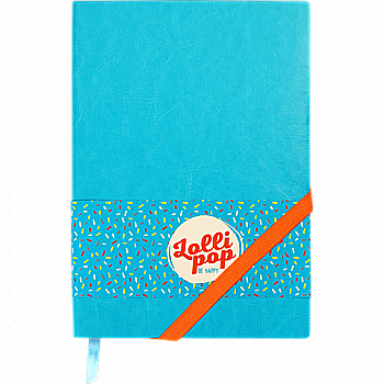 Блокнот деловой Lollipop А5 96 л. чистый, обл. искусственная кожа, голубой, BM.295003-14 Блокнот деловой Lollipop А5 96 л. чистый, обл. искусственная кожа, голубой, BM.295003-14