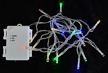 Электрогирлянда уличная, 15 LED лампочек, молочно-белая, 1,6 м., 1 реж.мигания, прозр.про, 801130 Электрогирлянда уличная, 15 LED лампочек, молочно-белая, 1,6 м., 1 реж.мигания, прозр.про, 801130