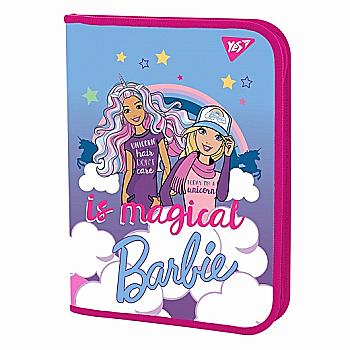 Папка для зошитів пласт. на блискавці B5 "Barbie", 491550 Yes Папка для зошитів пласт. на блискавці B5 "Barbie", 491550 Yes